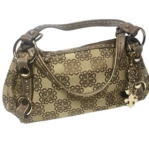 Kathy Van Zeeland Shoulder Bag Hobo Beige Brown